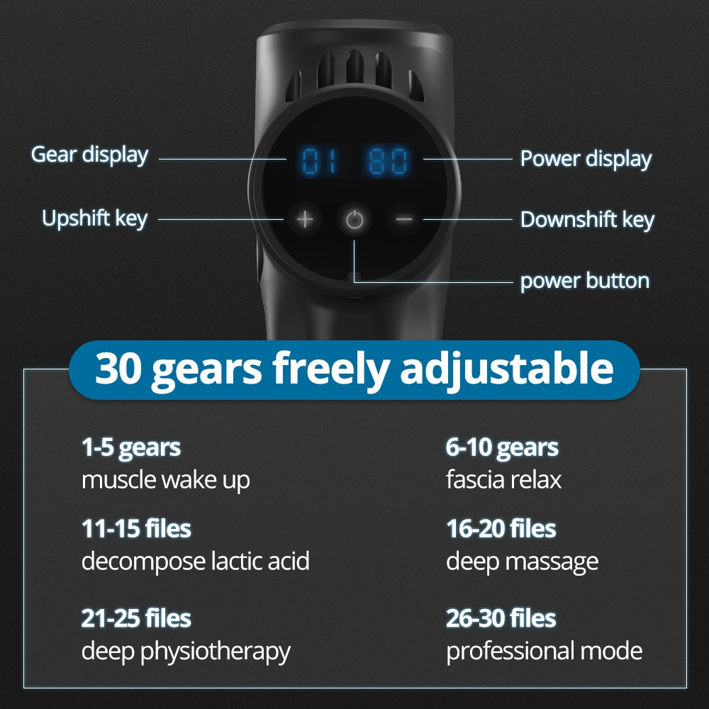 Pulsepro™ Touch Massage Gun