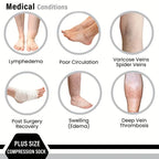 VitalFlow™ Plus Size Compression Socks