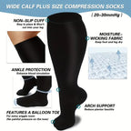 VitalFlow™ Plus Size Compression Socks