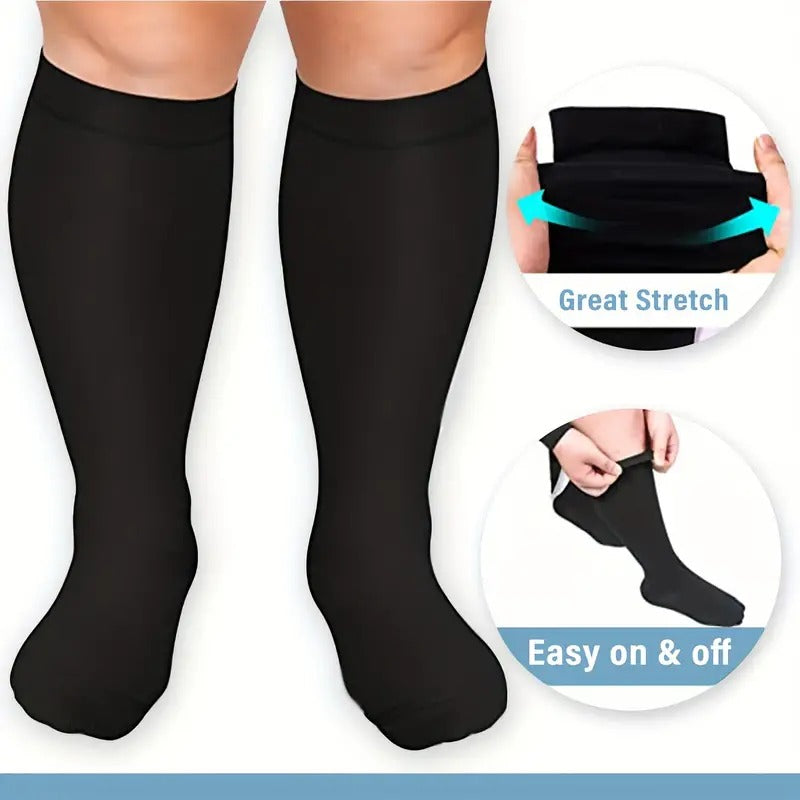 VitalFlow™ Plus Size Compression Socks