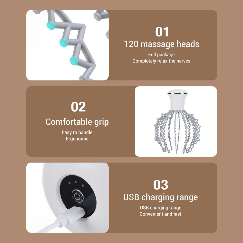 ZenClaw™ Electric Head Massager