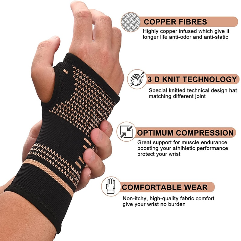 CopperFlex™ Wrist Compression Sleeve