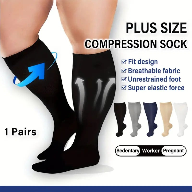VitalFlow™ Plus Size Compression Socks